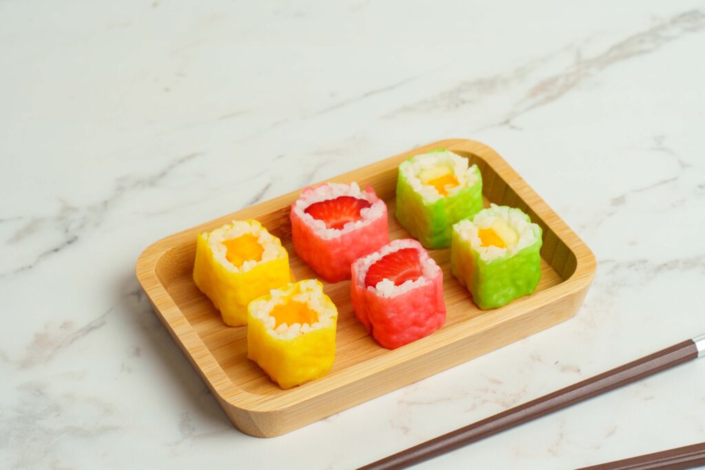 Sushis sucrés pour GMS